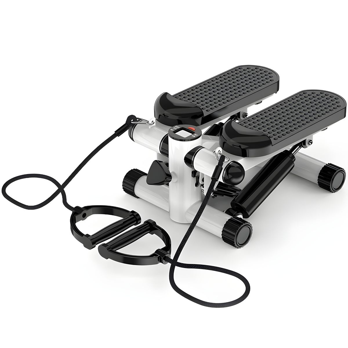 Home Exercise Steppers, Mini Steppers with Resistance Band,with LED Monitor