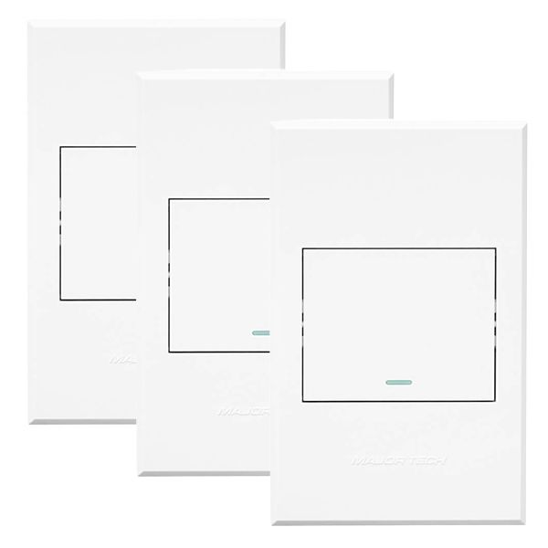 Veti 3 One Lever One-Way Switch, Pack of 3 (3VW111)