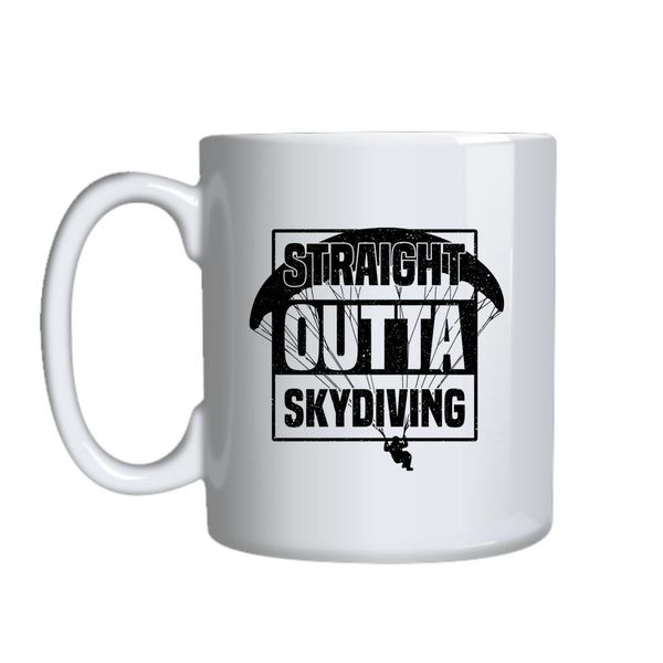 Straight Outta Skydiving Mug Gift Idea 148