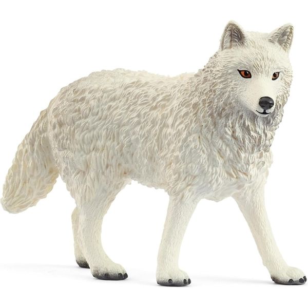 Schleich Wild Life - Arctic Wolf Figurine - 6.1cm Tall