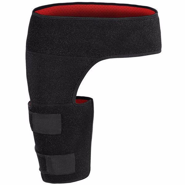 Adjustable Hip Stabilizer &amp; Groin Brace- Thigh Brace Compression - Red