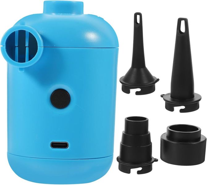 Portable Electric Air Pump Inflator with High Airflow Rate for Outdoor Use