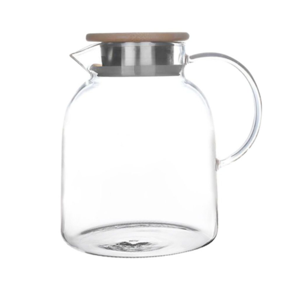 Borosilicate Glass Water Jug with Lid