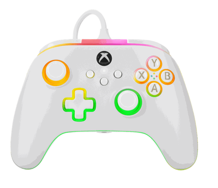 PowerA Advantage Wired Controller for Xbox Series X|S with Lumectra - White