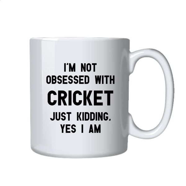 Cricket Coffee Mug - Best Cricket Players Gift For a Birthday or Christmas