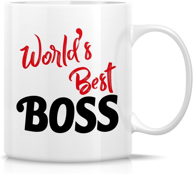 World's Best Boss Christmas Birthday Gift Mug