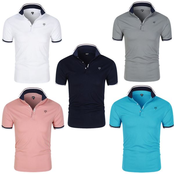 APEY Plain Golf Shirts For Men &amp; Women Polo Shirts T Shirts - 5 Color Combo