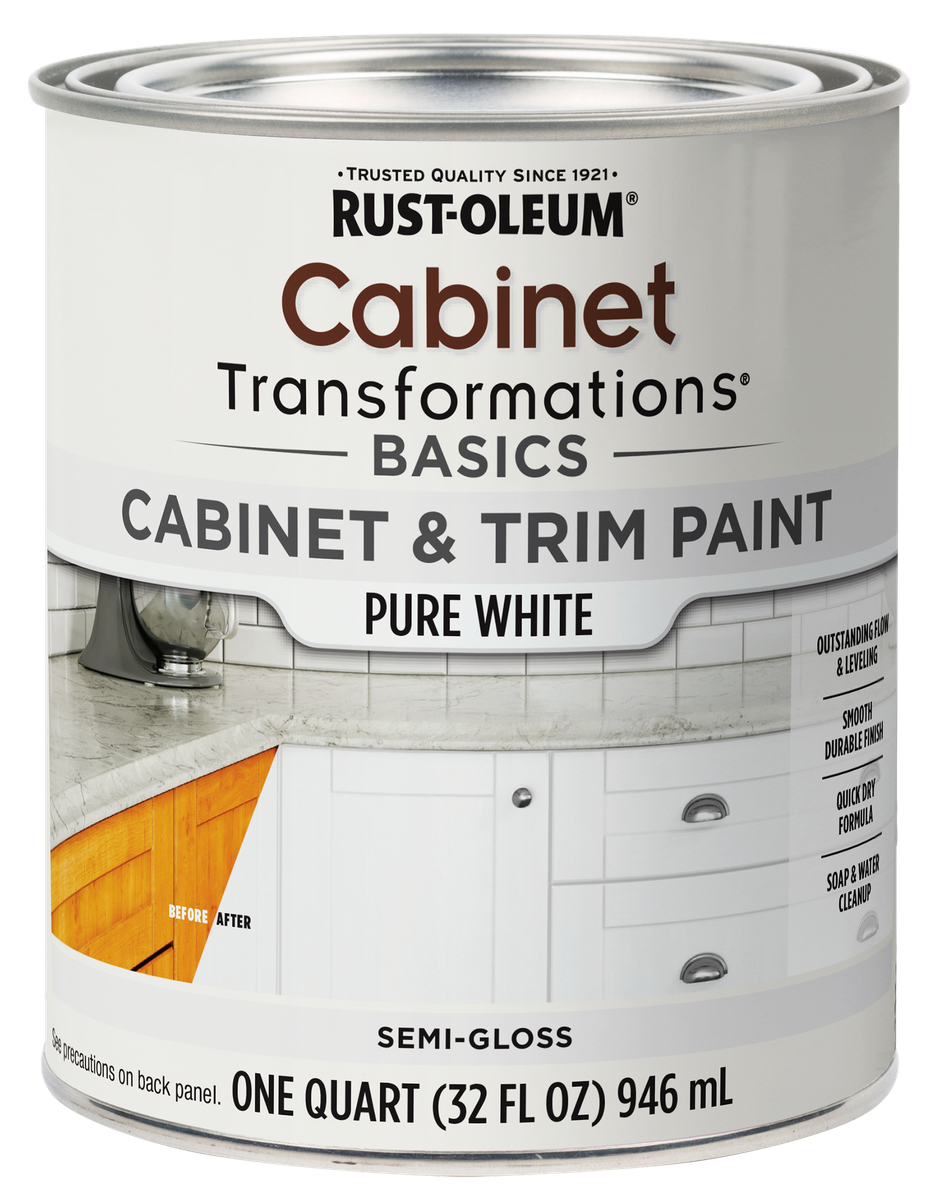 Rust oleum cabinet transformations basic cabinet trim paint pure