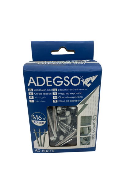 Adegso- Expansion Nails M6x60mm 50pcs