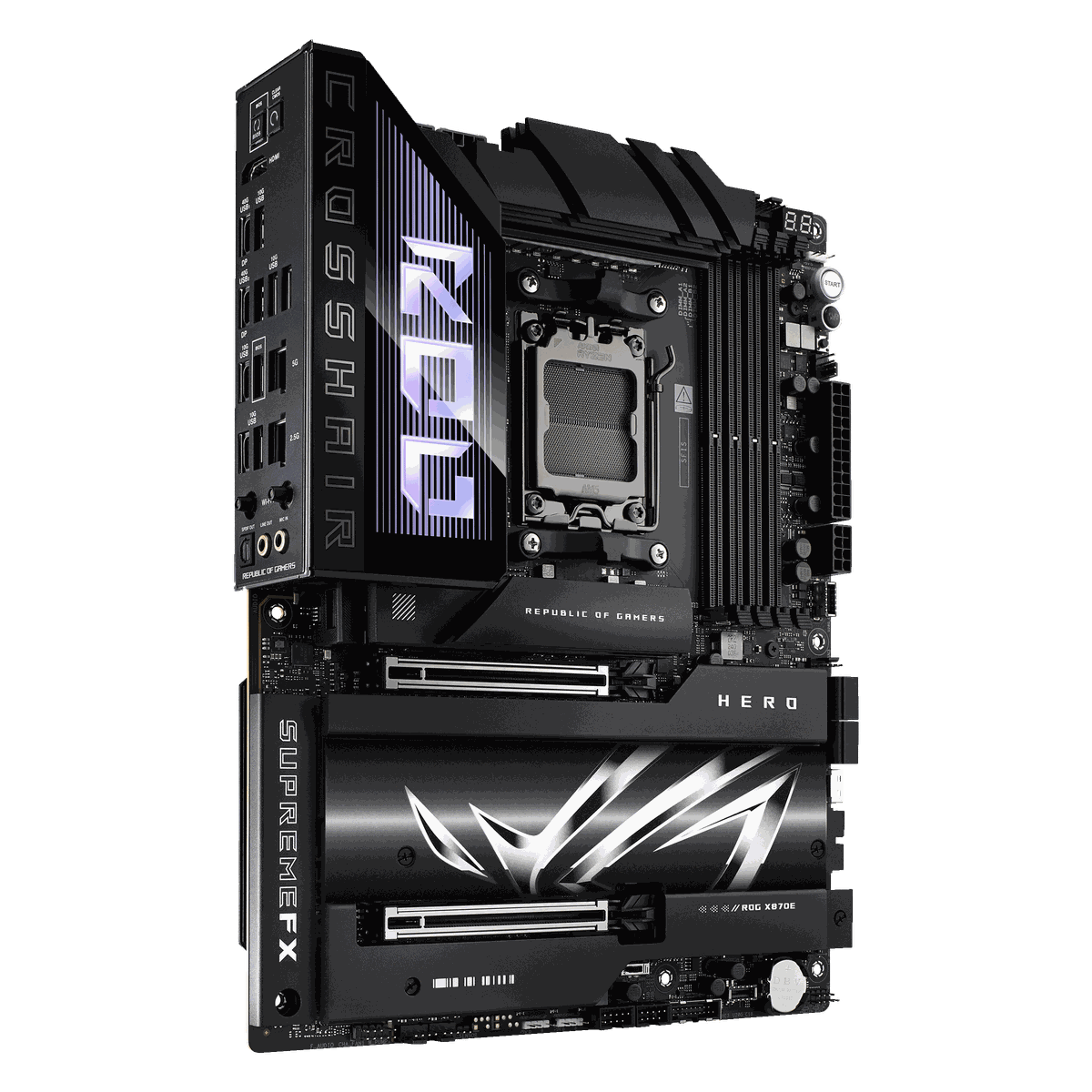 ASUS ROG Crosshair X870E Hero AMD Socket AM5 ATX Motherboard