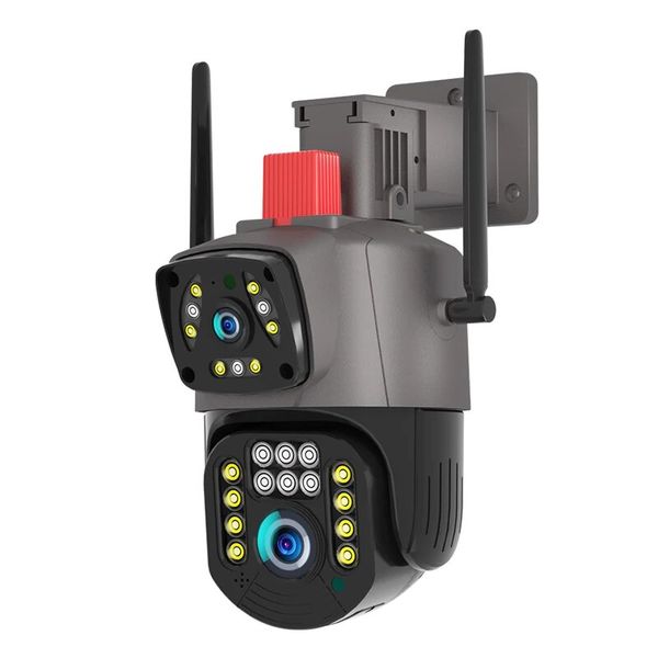 Dual Lens PTZ IP Video Outdoor Surveillance Camera