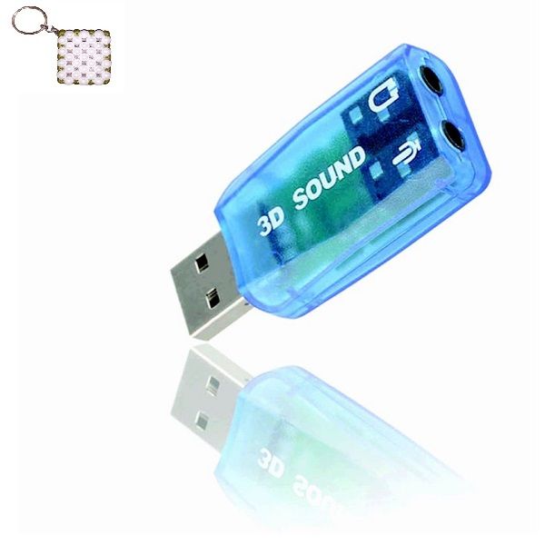 SE-L68 USB 5.1 Channel Sound Card+Key Holder