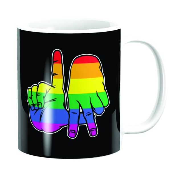 PepperSt Mug - LA Fingers - Pride Rainbow