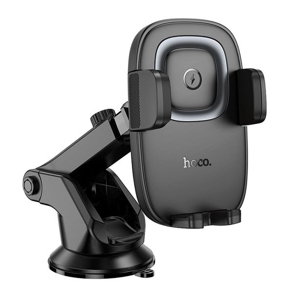 15W Qi Wireless Charging Car Phone Holder Center Console Mount HOCO HW32