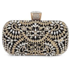 Women Crystal Evening Wedding Bridal Clutch Bag | Shop Today. Get it ...