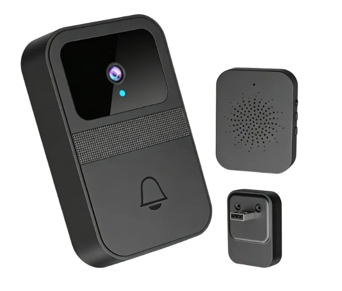 Bltunoed Smart Wireless Video Doorbell, 480p HD, Dual-Microphone,2.4G WiFi