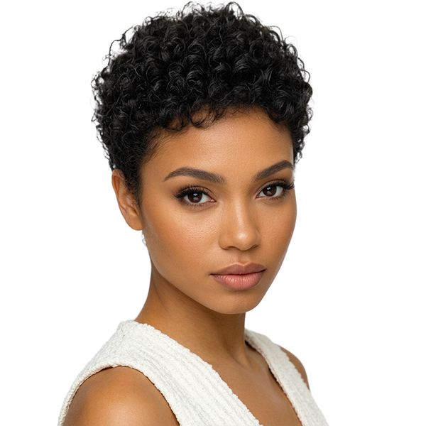 Brseilienne Brazilian Afro Curls Wig With Wear And Go For Women