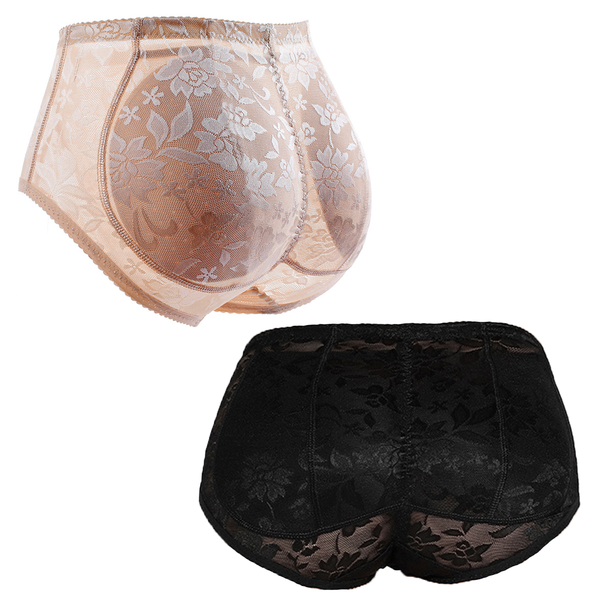 Padded Butt Lifter Panty Fake Buttocks Women Butt Lifter Shapewear - 2 Pieces