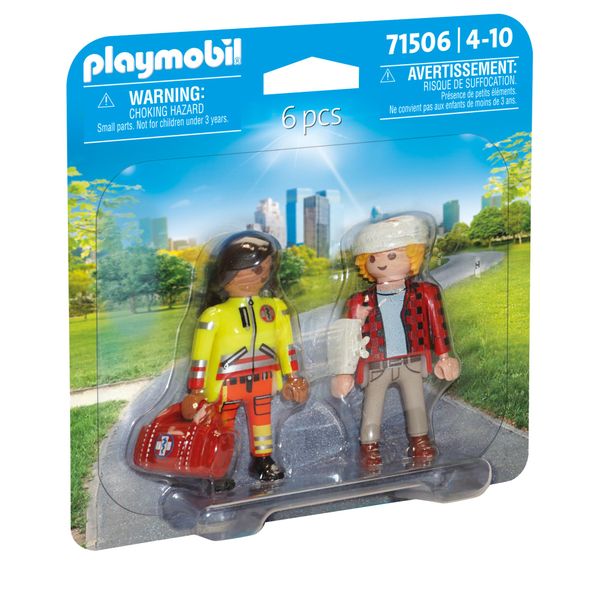 Playmobil City Life - Duo Pack Paramedic with Patient (6 Pieces)