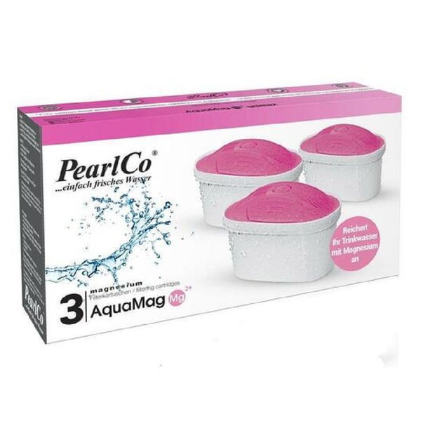 PearlCo Magnesium Water Filter Cartridges AQUAMAG UNIMAX: Set of 3
