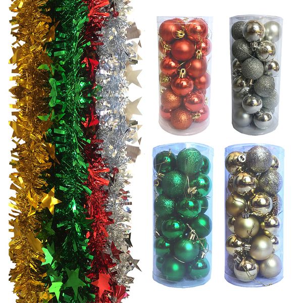Tinsel Strands And Baubles image