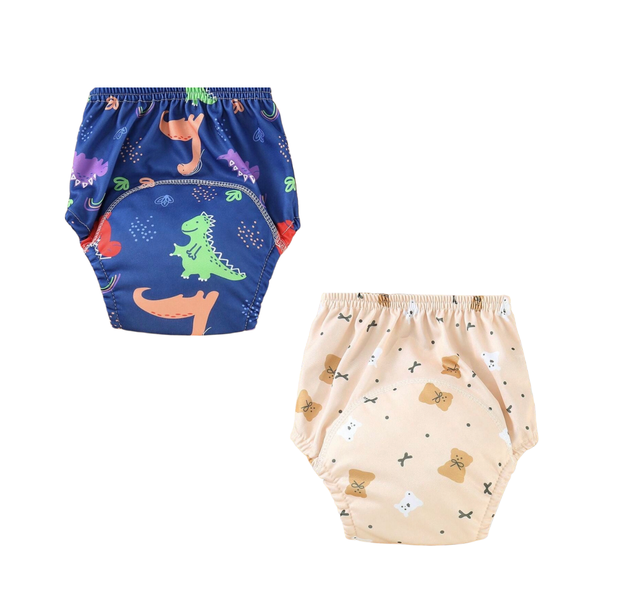 2 Pack Reusable Washable Kids Potty Training Pants (14-19kg)