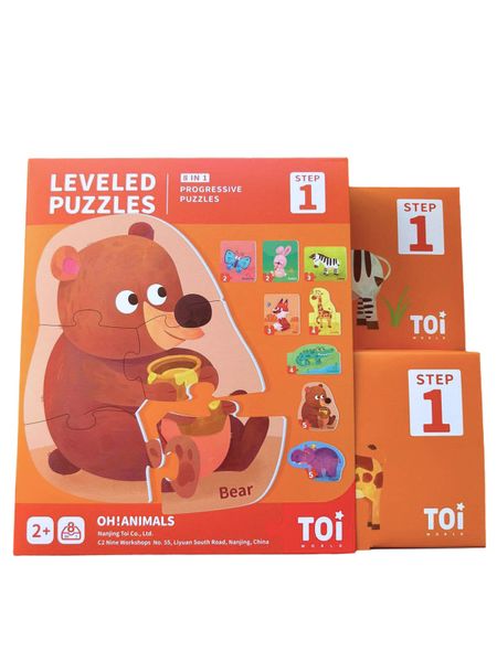 Toi - Leveled Puzzles 1 8 in 1
