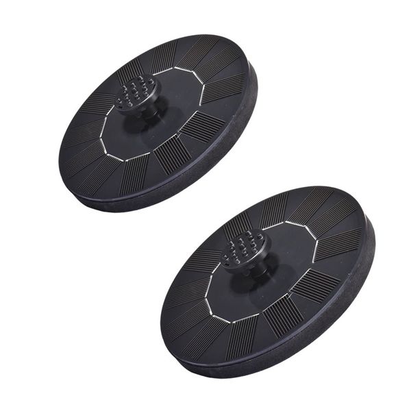 Set Of 2 Mini Solar Water Fountain Decoration Tool