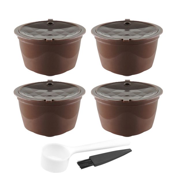 6 Piece Set - Refillable Coffee Pods worxwith Dolce Gusto Machines