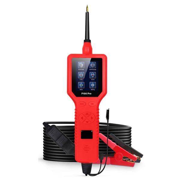 Car Circuit Analyzer Red Injector Tester Automotive Electric System Digital