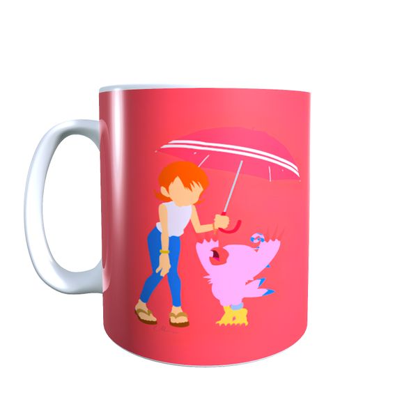 Sora &amp; Biyomon Older - Digimon Themed Coffee Mug