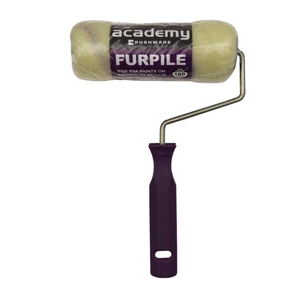 Academy Brushware Furpile Roller 160mm - Purple Handle