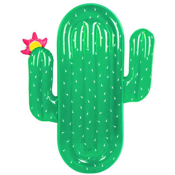 PVC Cactus Floating Pad Swimming Float Toy Inflatable Floating Row Large