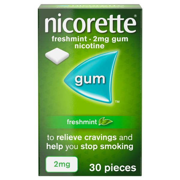 Nicorette Gum Freshmint 2Mg 30 Pieces