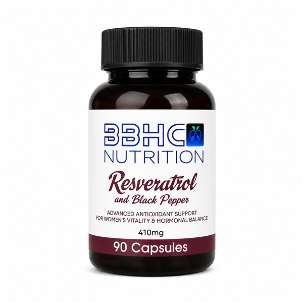 Resveratrol and Black Pepper 410mg Capsules (90)