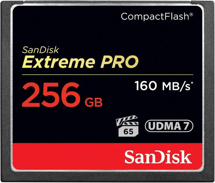 SanDisk Extreme Pro CompactFlash Memory Card 256GB