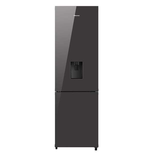 Hisense 263L Bottom Freezer Fridge with Water Dispenser-Black Mirror