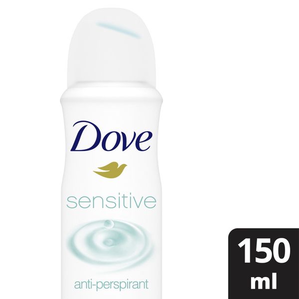Dove Sensitive Antiperspirant Deodorant Body Spray 150ml