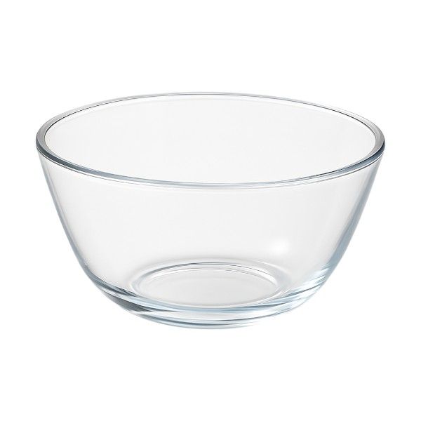 Transparent Glass Mixing and Serving Bowl - 1100 ml