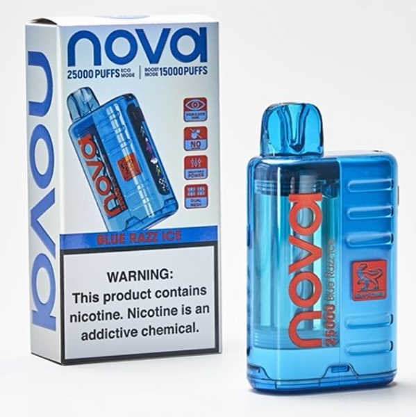 Nova Bar Blue Razz Ice 25 000 Puffs