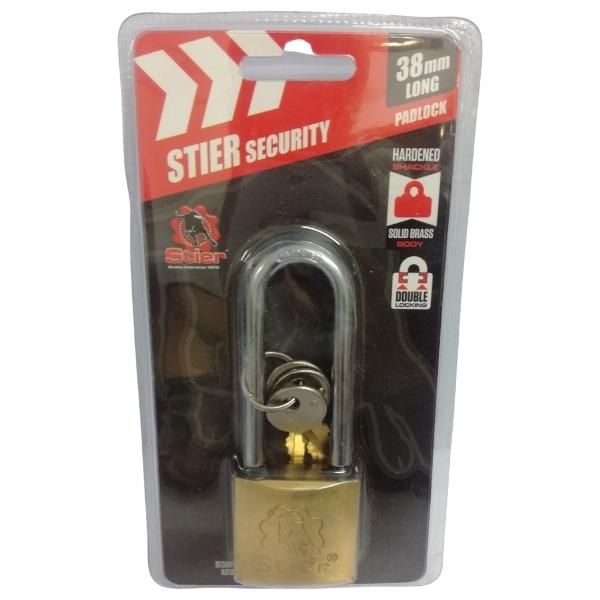 Stier - Padlock with 3 x Keys - 38mm