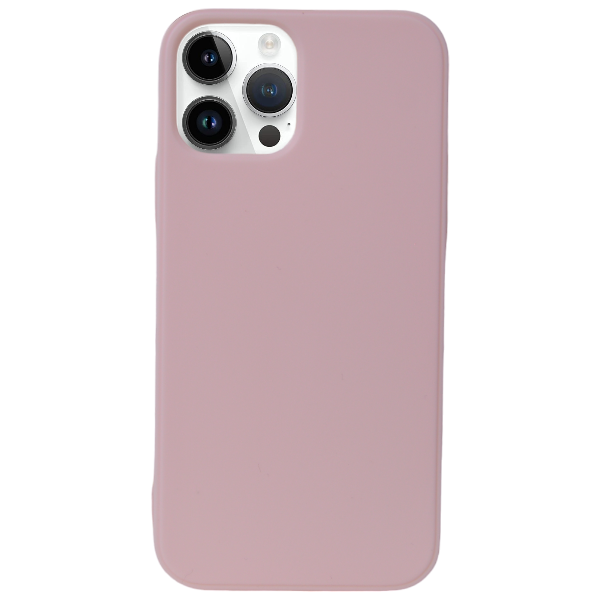 High Quality Soft Plain Color Phone Cover for iPhone 12 Pro - Brown