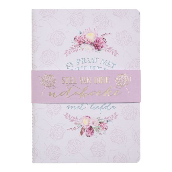 Sy Praat Met Wysheid - 3-Piece Medium Notebook Set