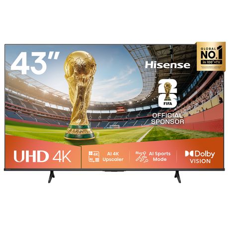 Hisense 43" E6Q 4K UHD Smart TV with HDR & Dolby Digital