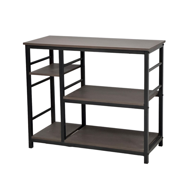 Modern Industrial 3-Tier Kitchen Baker's Rack &amp; Utility Microwave Stand