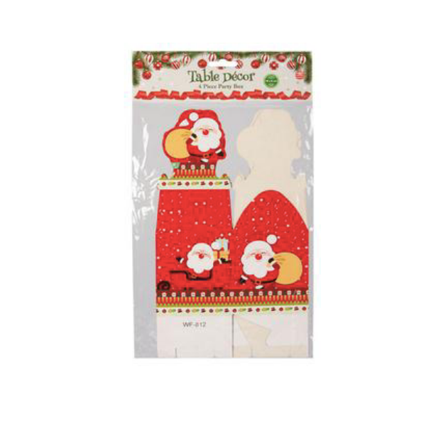 Christmas Decorations Party Boxes - Pack Of 3