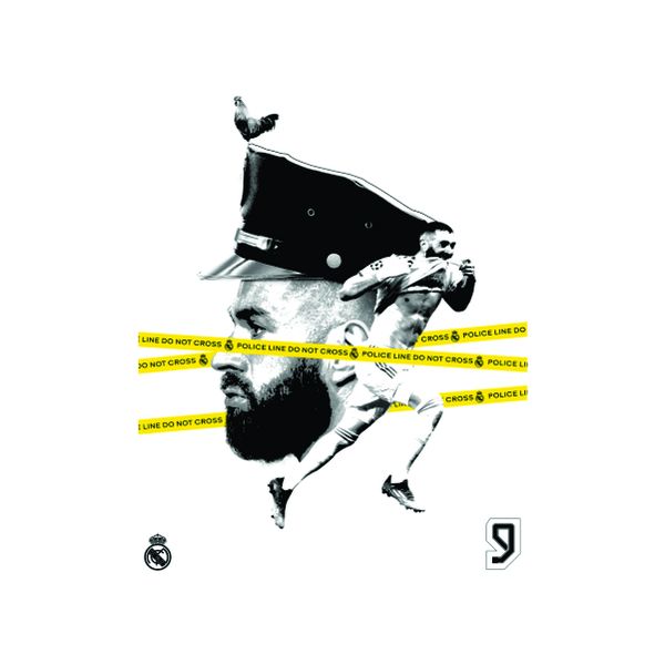 Karim Benzema Caution - A1 Poster