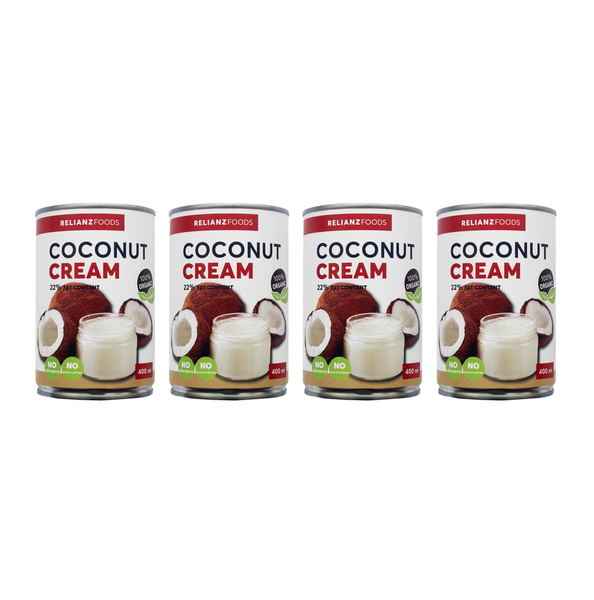 Organic Coconut Cream (Vegan) - 4 x 400ml