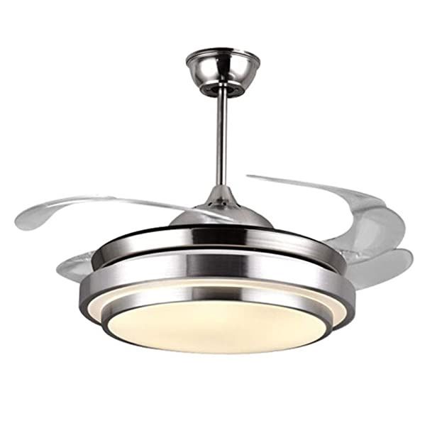 Hello Today Retractable Ceiling Fan With Remote - Dimmable Light
