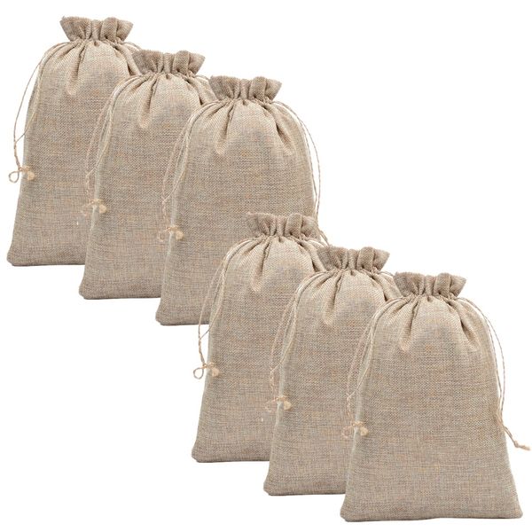 Decor Wedding Party Linen Gift Burlap Bags With image